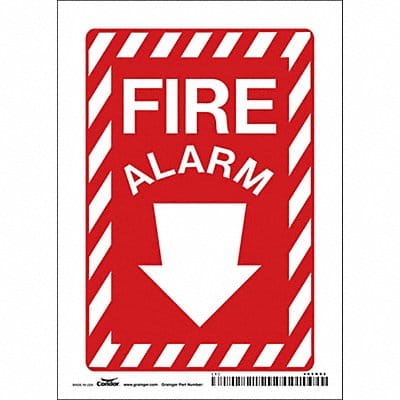 Safety Sign 7 in x 5 in Vinyl