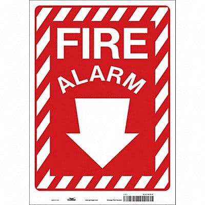 Safety Sign 14 in x 10 in Vinyl