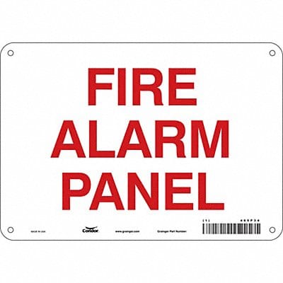 Safety Sign 7 in x 10 in Polyethylene