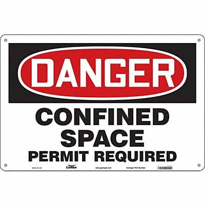 Safety Sign 24 in x 36 in Polyethylene