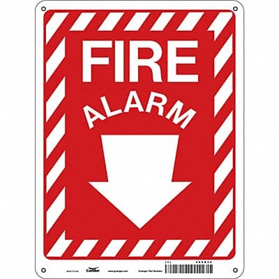 Safety Sign 12 in x 9 in Polyethylene