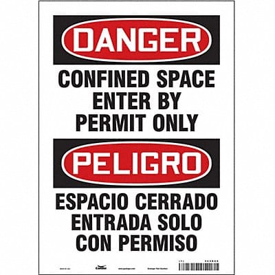 J6917 Safety Sign 14 inx10 in Vinyl