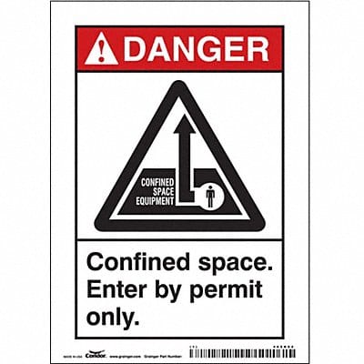 Safety Sign 7 inx5 in Vinyl