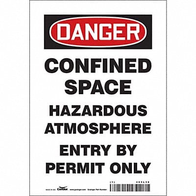 Safety Sign 10 in x 7 in Vinyl