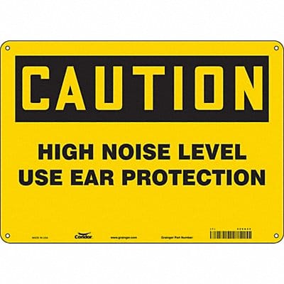 Safety Sign 10 inx14 in Aluminum