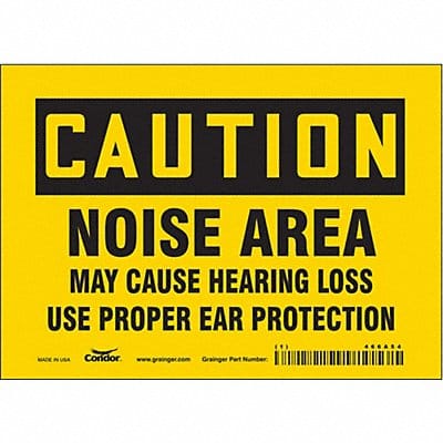 Safety Sign 5 inx7 in Vinyl