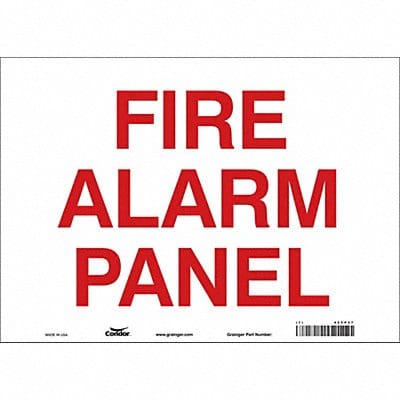 Safety Sign 10 in x 14 in Vinyl