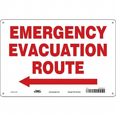 Safety Sign 24 in x 36 in Polyethylene
