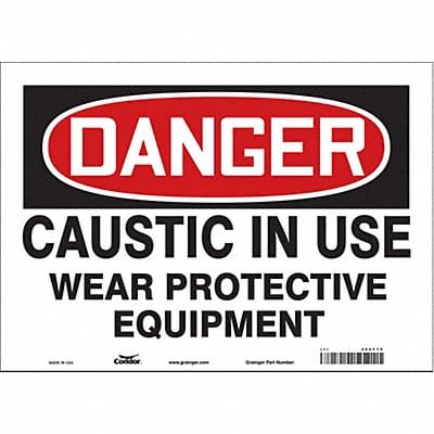 Safety Sign 10 in x 14 in Vinyl Safety Sign 10 in x 14 in Vinyl