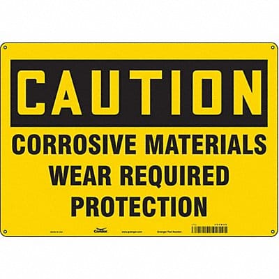 J6946 Safety Sign 14 inx20 in Polyethylene
