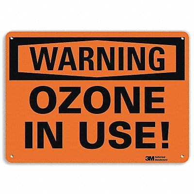 Danger Sign 7 in x 10 in Aluminum