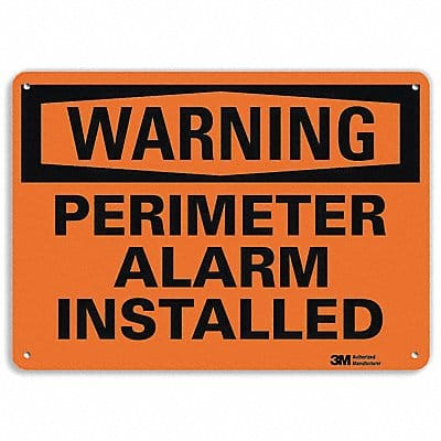 Danger Sign 7 in x 10 in Aluminum