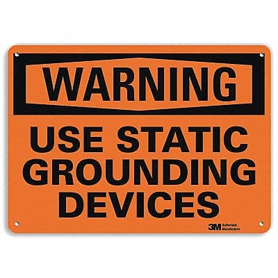 Danger Sign 7 in x 10 in Aluminum