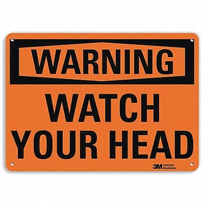 Danger Sign 7 in x 10 in Aluminum
