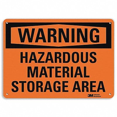 Danger Sign 7 in x 10 in Aluminum