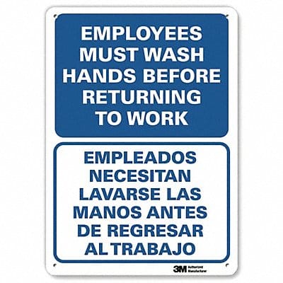 Notice Sign 14 in x 10 in Aluminum