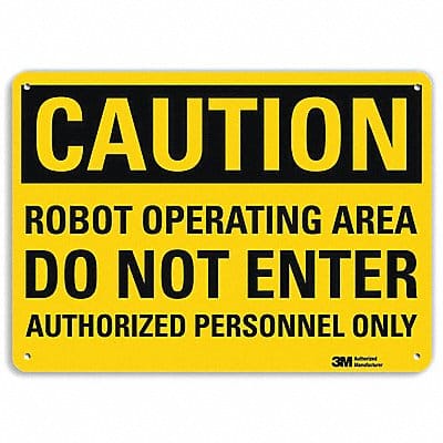 Caution Sign 10 inx14 in Aluminum Caution Sign 10 inx14 in Aluminum