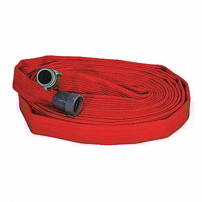 Fire Hose 50 ft Red Rubber