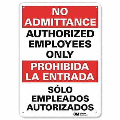 Notice Sign 14 in x 7 in Aluminum