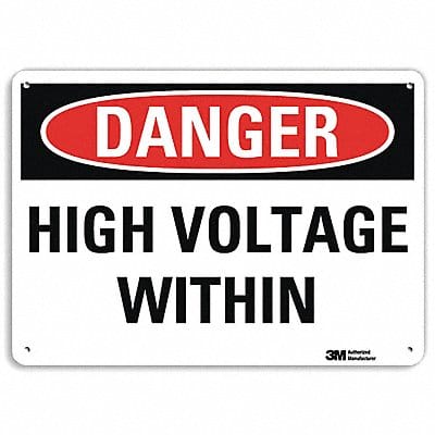 Danger Sign 10 in x 14 in Aluminum Danger Sign 10 in x 14 in Aluminum