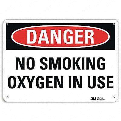 Danger Sign 10 inx14 in Aluminum