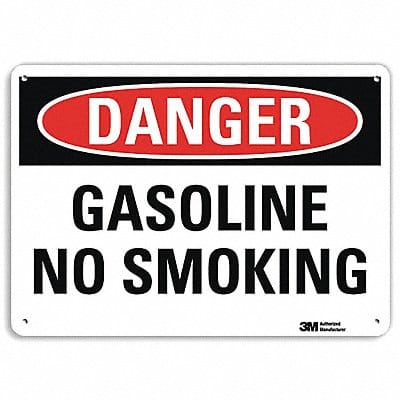 Danger Sign 10 inx14 in Aluminum