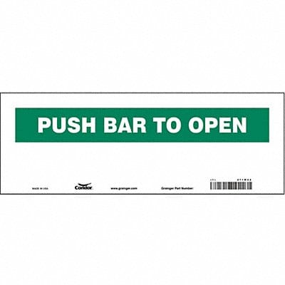 Safety Sign 5 in x 14 in Vinyl