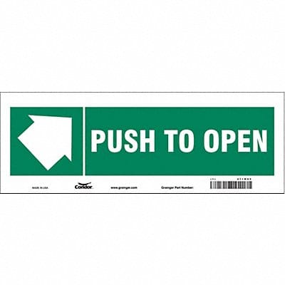 Safety Sign 5 in x 14 in Vinyl