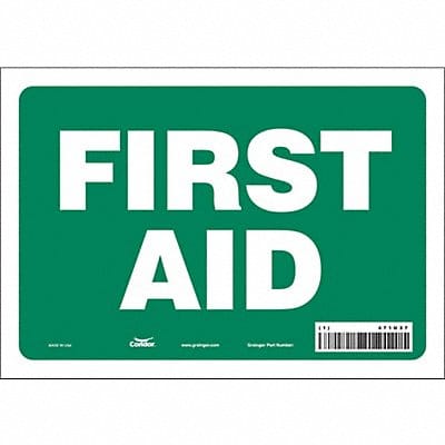 Safety Sign 7 in x 10 in Vinyl