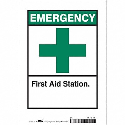 Safety Sign 10 in x 7 in Vinyl