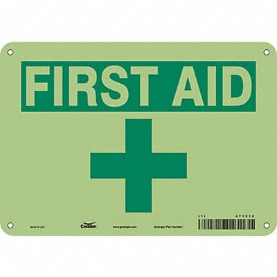 Safety Sign 7 in x 10 in Polyethylene