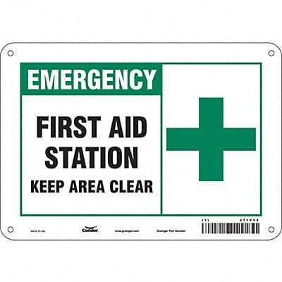 Safety Sign 7 in x 10 in Polyethylene