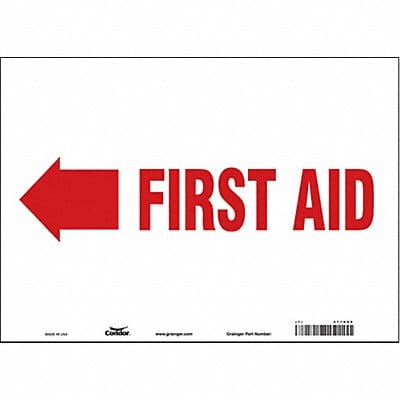 Safety Sign 10 in x 14 in Vinyl
