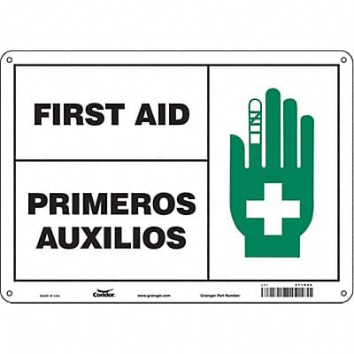 Safety Sign 10 in x 14 in Vinyl