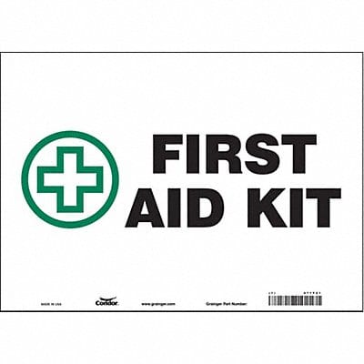 Safety Sign 10 in x 14 in Vinyl