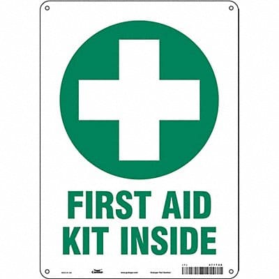 Safety Sign 14 in x 10 in Vinyl