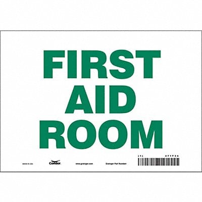 Safety Sign 7 in x 10 in Vinyl