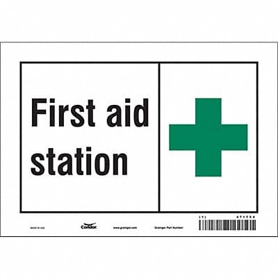 Safety Sign 7 in x 10 in Vinyl