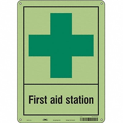 Safety Sign 14 in x 10 in Polyethylene