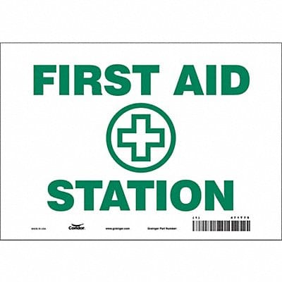 Safety Sign 7 in x 10 in Vinyl