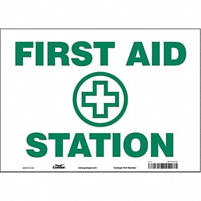 Safety Sign 10 in x 14 in Vinyl