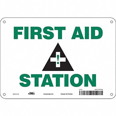 Safety Sign 7 in x 10 in Polyethylene