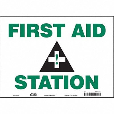 Safety Sign 10 in x 14 in Vinyl