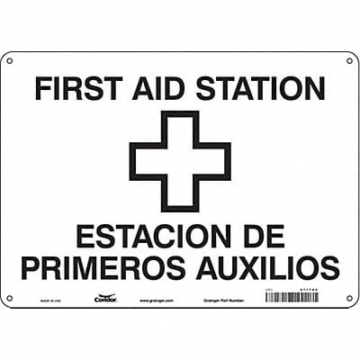 Safety Sign 10 in x 14 in Polyethylene