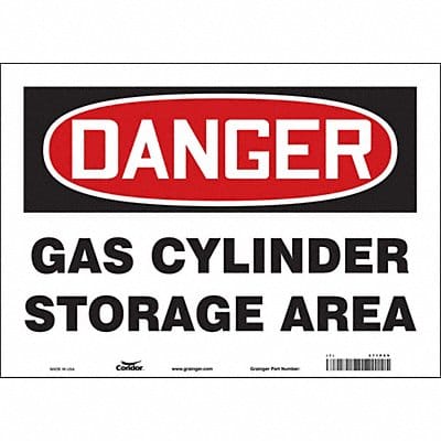 Safety Sign 10 inx14 in Vinyl