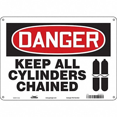 Safety Sign 10 inx14 in Aluminum