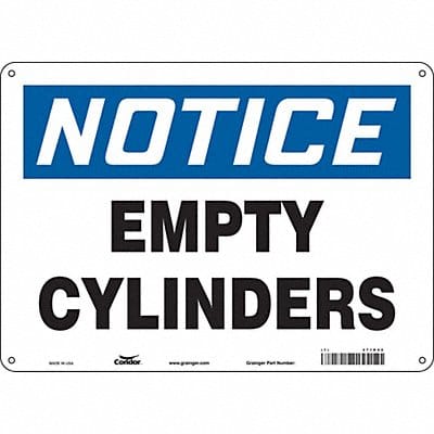 Safety Sign 10 inx14 in Aluminum