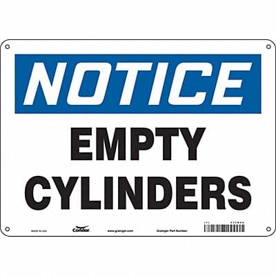 Safety Sign 10 inx14 in Polyethylene