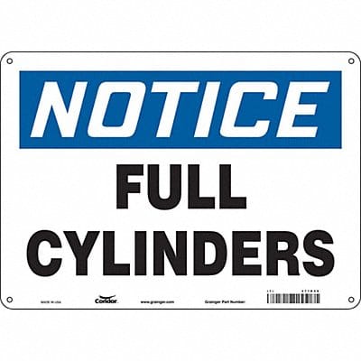 Safety Sign 10 inx14 in Aluminum