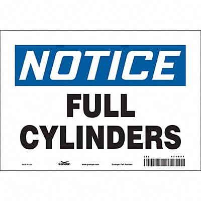 Safety Sign 7 inx10 in Vinyl